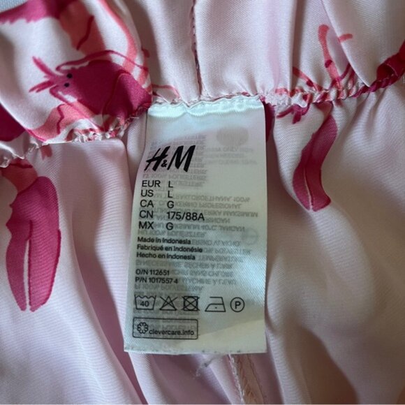 H&M Lobster Print Satin Pajamas - Picture 11 of 13